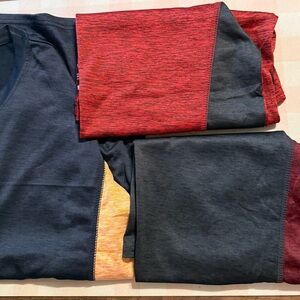 Set of Three Unisex Workout T-Shirts